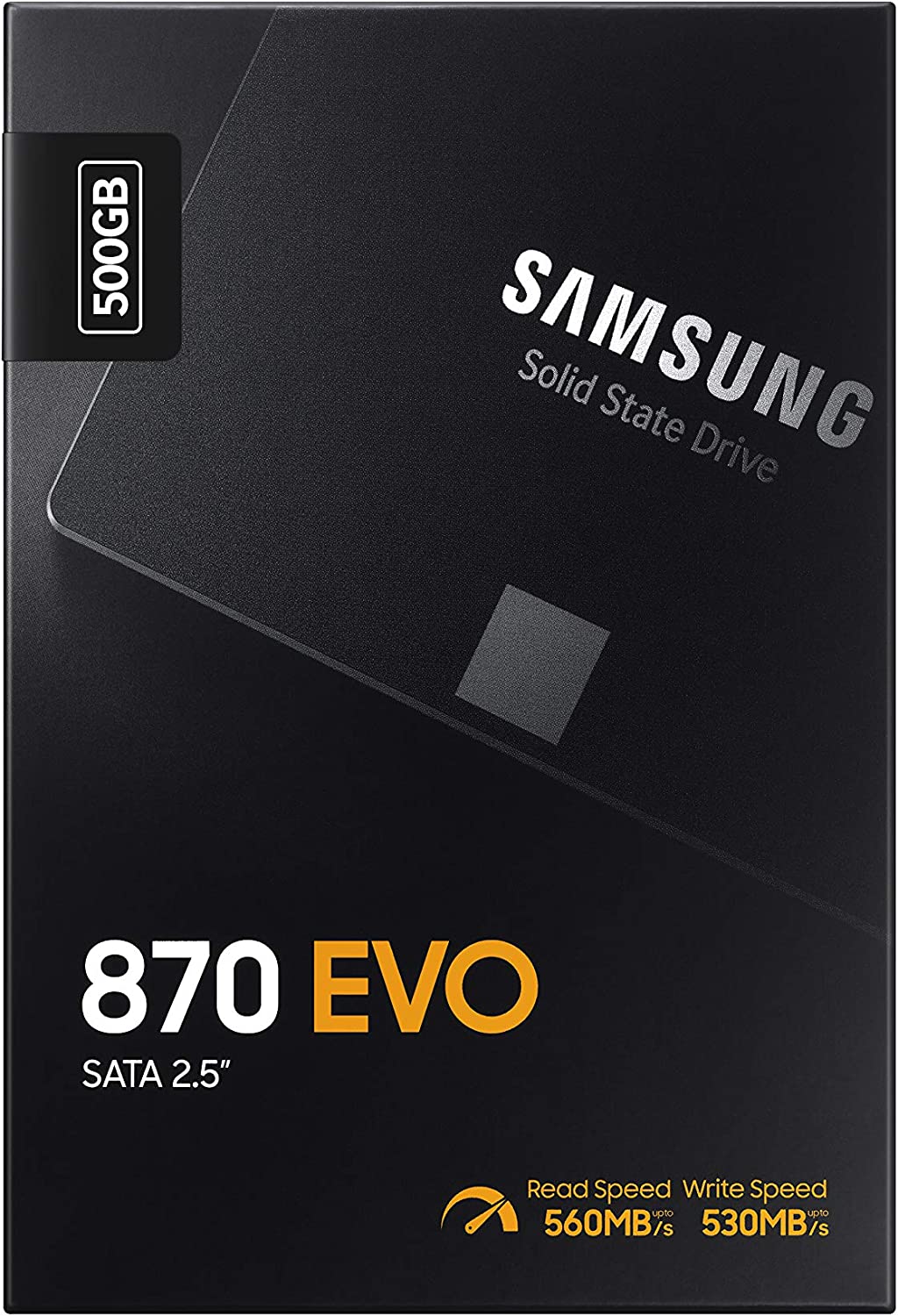 Samsung 870 EVO 500GB SATA 2.5" Internal Solid State Drive (SSD) - Click Image to Close